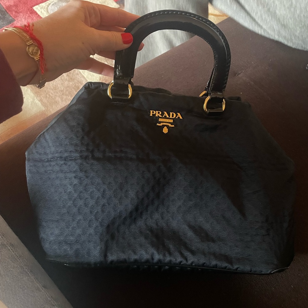 Prada Quilted Tessuto Nylon Handle Bag